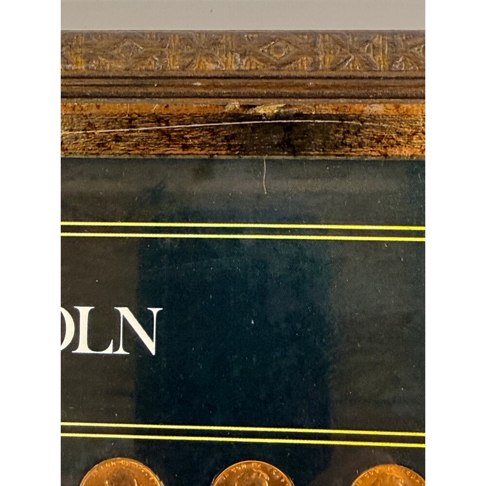 A Memorial To Lincoln Framed Penny Collection Display Abraham Lincoln Wall Art - Picture 9 of 10
